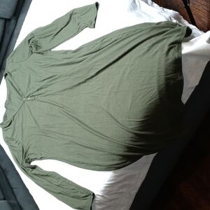 Fashion nova forest green long sleeved dress